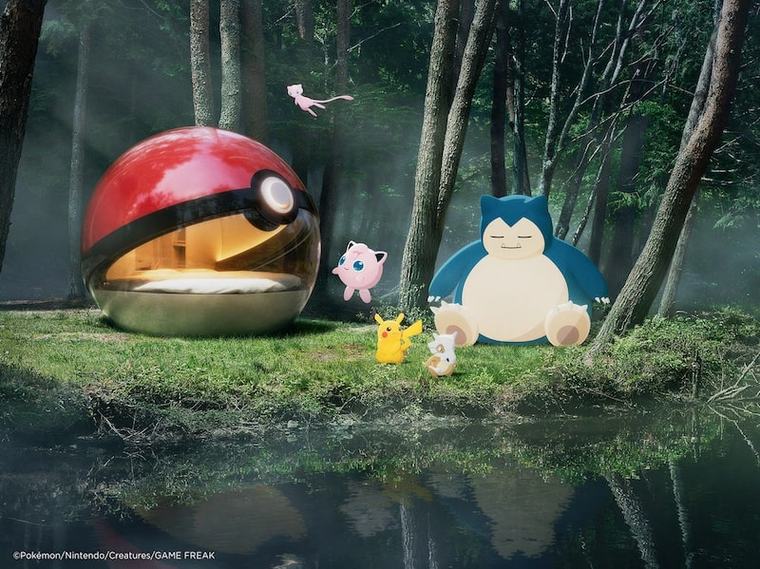 NOT A HOTEL prepara una experiencia de Pokémon para dormir dentro de una Pokébola: ¿cuándo abrirá?