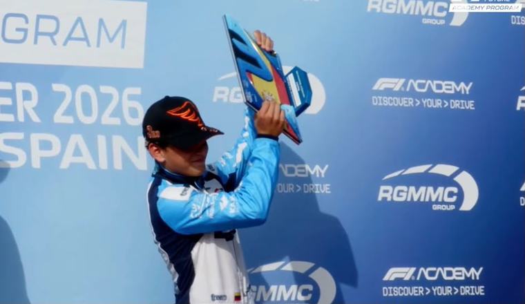 Alessandro González logra su primer podio internacional en el Champions of the Future Academy Program