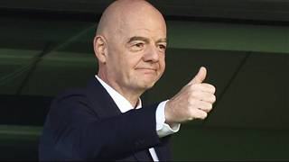 Gianni Infantino enfrentó una nueva protesta en Estados Unidos